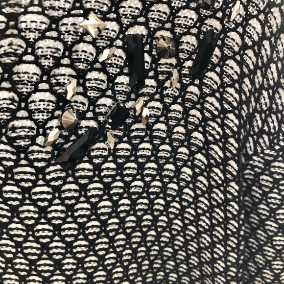 Black & White Jewelled Sweater - Picture 2 of 2